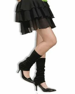 Neon Green Leg Warmers -The Haunted Closet Sales 01039981 a