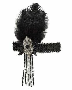 Roaring 20s Flapper Headband -The Haunted Closet Sales 01136472 b