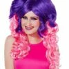 Pink And Purple Wig -The Haunted Closet Sales 01297589 a