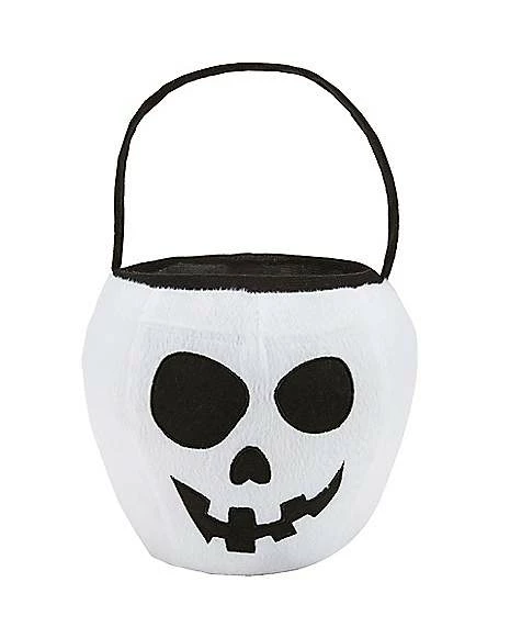 Skull Plush Treat Bucket 3 Skull Plush Treat Bucket