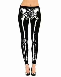 Skeleton Leggings -The Haunted Closet Sales 01307495 a