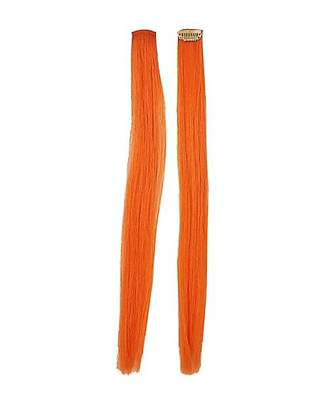 Orange Hair Extensions 3 Orange Hair Extensions