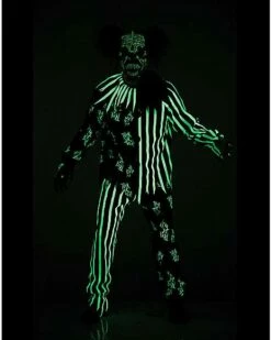 Kids Glow In The Dark Clown Costume 5 Kids Glow In The Dark Clown Costume -The Haunted Closet Sales 01356203 b