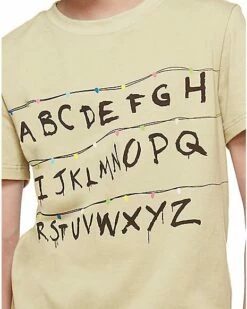 Kids Stranger Things Alphabet Wall T Shirt - Stranger Things -The Haunted Closet Sales 01381797 d