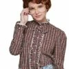 Adult Ruffle Barb Shirt - Stranger Things 2 Adult Ruffle Barb Shirt - Stranger Things -The Haunted Closet Sales 01382225 a