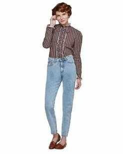 Adult Ruffle Barb Shirt - Stranger Things 8 Adult Ruffle Barb Shirt - Stranger Things -The Haunted Closet Sales 01382225 c