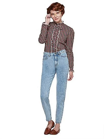 Adult Ruffle Barb Shirt - Stranger Things 5 Adult Ruffle Barb Shirt - Stranger Things - Image 3