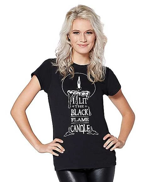 Black Flame T Shirt - Hocus Pocus 3 Black Flame T Shirt - Hocus Pocus