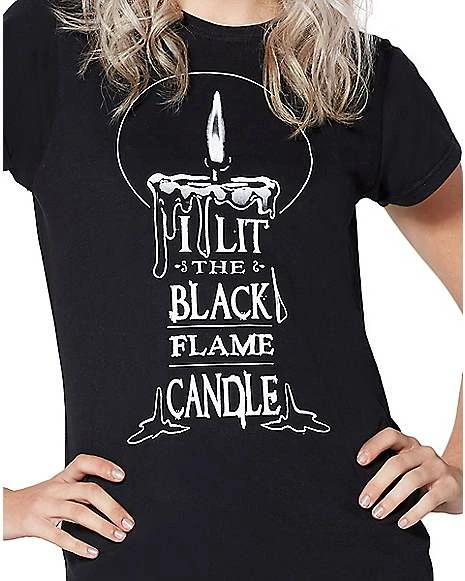 Black Flame T Shirt - Hocus Pocus 5 Black Flame T Shirt - Hocus Pocus - Image 3