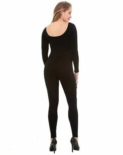 Long Sleeve Seamless Catsuit -The Haunted Closet Sales 01394170 b