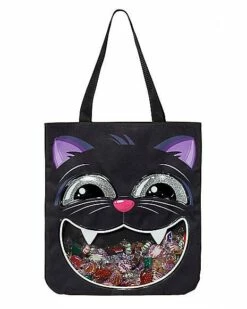 Black Cat Candy Tote Bag