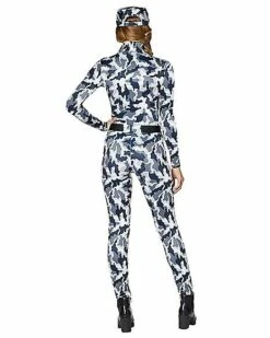Adult Snow Camo Military Catsuit Costume 6 Adult Snow Camo Military Catsuit Costume -The Haunted Closet Sales 01425115 b