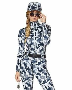 Adult Snow Camo Military Catsuit Costume 7 Adult Snow Camo Military Catsuit Costume -The Haunted Closet Sales 01425115 c