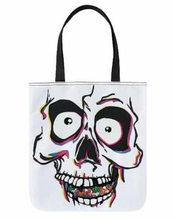 Skull Candy Window Tote Bag