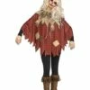 Plaid Scarecrow Poncho 2 Plaid Scarecrow Poncho -The Haunted Closet Sales 01435064 a