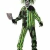 Kids Glow In The Dark Chaos Clown Costume 2 Kids Glow In The Dark Chaos Clown Costume -The Haunted Closet Sales 01440726 a