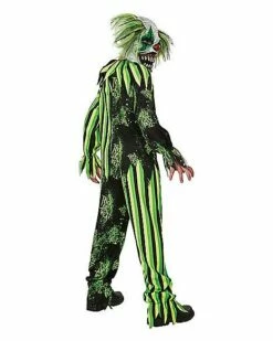 Kids Glow In The Dark Chaos Clown Costume 6 Kids Glow In The Dark Chaos Clown Costume -The Haunted Closet Sales 01440726 b