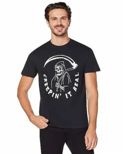 Creepin' It Real T Shirt -The Haunted Closet Sales 01444033 a
