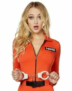 Adult Prisoner Catsuit Costume 7 Adult Prisoner Catsuit Costume -The Haunted Closet Sales 01464726 c