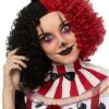 Red And Black Curly Wig -The Haunted Closet Sales 01467588 a