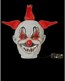 Light-Up Krazy Clown Mask -The Haunted Closet Sales 01494319 g
