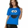 Adult Cookie Monster T Shirt - Sesame Street -The Haunted Closet Sales 01496322 a