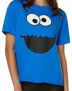 Adult Cookie Monster T Shirt - Sesame Street 8 Adult Cookie Monster T Shirt - Sesame Street -The Haunted Closet Sales 01496322 c