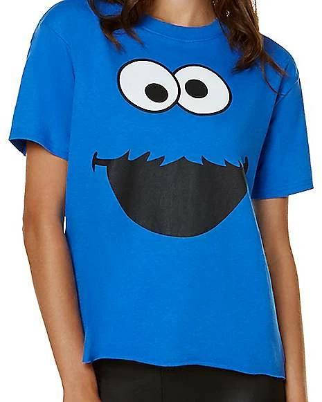 Adult Cookie Monster T Shirt - Sesame Street 5 Adult Cookie Monster T Shirt - Sesame Street - Image 3