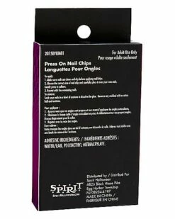 '80s Black Press On Nails 9 '80s Black Press On Nails -The Haunted Closet Sales 01504679 d