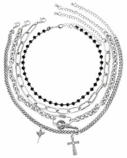 '80s Layering Choker Necklaces