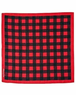 Red And Black Buffalo Plaid Bandana