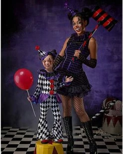 Adult Dark Clown Costume -The Haunted Closet Sales 01533470 c