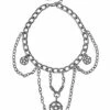 Pentagram Chain Choker Necklace -The Haunted Closet Sales 01548791 a