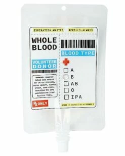 Nurse Blood Bag Flask -The Haunted Closet Sales 01558451 b