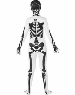 Black And White Skeleton Skin Suit Costume -The Haunted Closet Sales 01580539 c