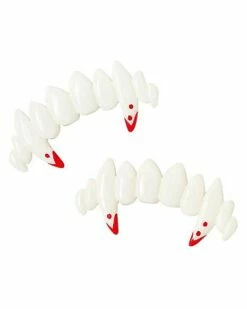 Vampire Teeth Hair Clips 8 Vampire Teeth Hair Clips -The Haunted Closet Sales 01582220 c
