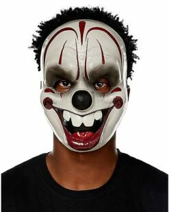 Vintage Scary Clown Half Mask