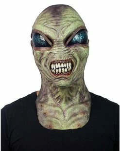 Green Alien Full Mask