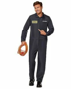 Adult Sparky's Electric Jumpsuit Costume
