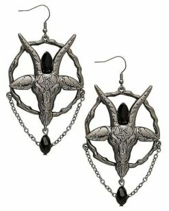 Baphomet Earrings