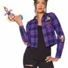 Adult Killer Klowns From Outer Space Flannel Shirt -The Haunted Closet Sales 01597632 a
