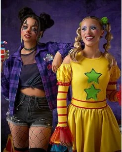 Adult Killer Klowns From Outer Space Flannel Shirt -The Haunted Closet Sales 01597632 c