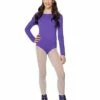 Kids Purple Bodysuit -The Haunted Closet Sales 01599133 a
