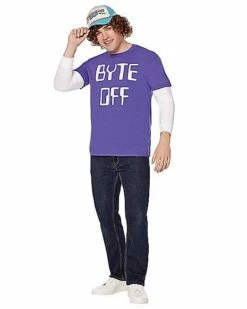 Adult Byte Off T Shirt - Stranger Things -The Haunted Closet Sales 01600097 c