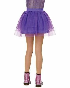 Kids Purple Tulle Skirt 5 Kids Purple Tulle Skirt -The Haunted Closet Sales 01600147 b