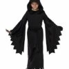 Kids Hooded Black Robe Costume 2 Kids Hooded Black Robe Costume -The Haunted Closet Sales 01602622 a