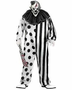 Adult Killer Clown Plus Size Costume -The Haunted Closet Sales 07191943 a