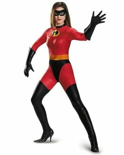 Adult Mrs. Incredible Bodysuit Costume - The Incredibles