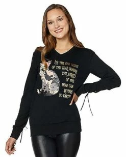 Thackery Binx Cat Sweatshirt - Hocus Pocus