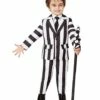 Toddler Beetlejuice Striped Suit -The Haunted Closet Sales 07577174 a